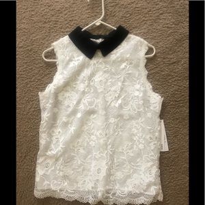 Aqua lace shirt NWT never worn